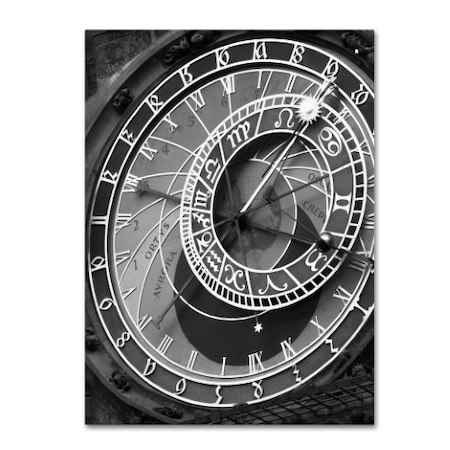 Moises Levy 'Astronomic Watch Prague 11' Canvas Art,18x24